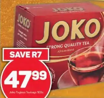Pick n Pay Joko Tagless Teabags 100s offer
