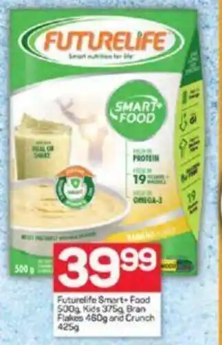 Futurelife Smart+ Food 500g Kids 375g Bran Flakes 460g and Crunch 4259 ...