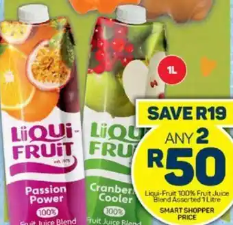 Pick n Pay Liqui-Fruit 100% Fruit Juice Blend Assorted 1 Litre offer