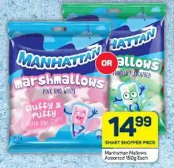 Pick n Pay Manhattan Mallows Assorted 150g Each offer