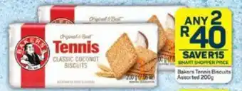 Pick n Pay Bakers Tennis Biscuits Assorted 200g offer