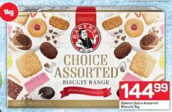 Pick n Pay Bakers Choice Assorted Biscuits 1kg offer