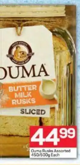 Pick n Pay Ouma Rusks Assorted 450/500g Each offer