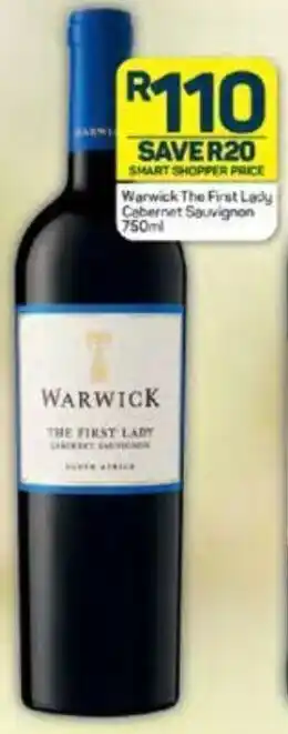 Pick n Pay Warwick The First Lady Cabernet Sauvignon 750ml offer