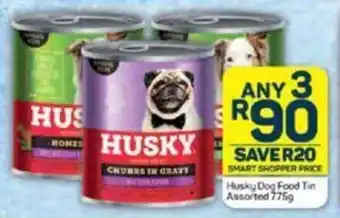 Pick n Pay Husky Dog Food Tin Assorted 775g offer