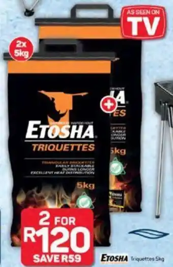 Etosha Triquettes 5kg