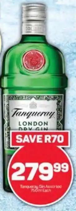 Pick n Pay Tanqueray Gin Assorted offer