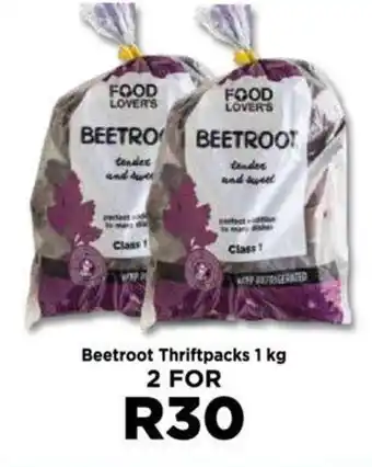 Food Lover's Market Beetroot Thriftpacks 1 kg offer