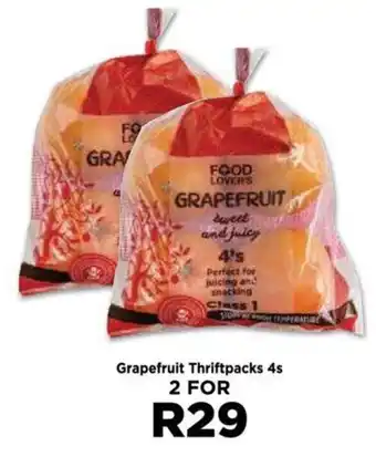 Food Lover's Market Grapefruit Thriftpacks 4s offer