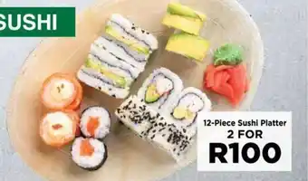 Food Lover's Market 12-Piece Sushi Platter offer