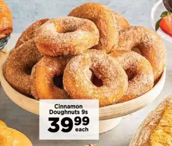 Food Lover's Market Cinnamon Doughnuts 9s offer