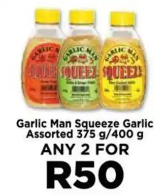 Garlic Man Squeeze Garlic Assorted 375 g/400g