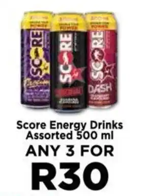 Food Lover's Market Score Energy Drinks Assorted 500 ml offer