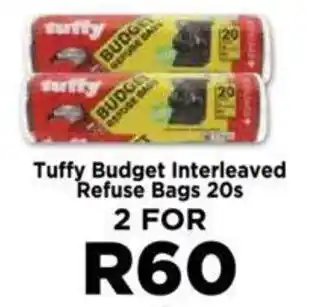 Food Lover's Market Tuffy Budget Interleaved Refuse Bags 20s offer