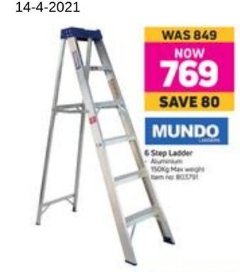 Game Mundo 6 Step Ladder offer