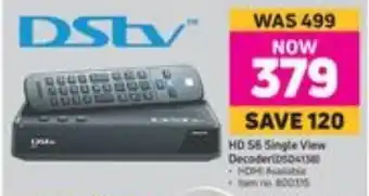 Game DStv HD S6 Single View offer