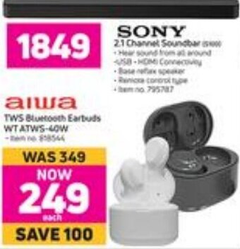 Game Sony 2.1 Channel Soundbar offer