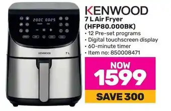 Game KENWOOD 7 L Air Fryer offer