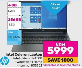 Game HP Intel Celeron Laptop offer