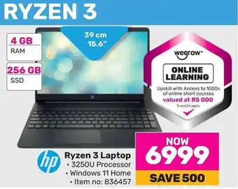 Game HP Ryzen 3 Laptop offer