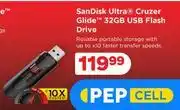 PEP Sandisk Ultra Cruzer Glide 32GB USB Flash Drive offer