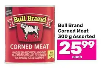 Game Bull Brand Corned Meat 300 g Assorted offer
