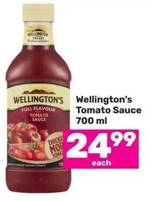 Game Wellington's Tomato Sauce 700ml offer
