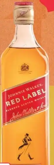 Johnnie Walker Red Label Blended Scotch Whisky 750ml offer at Spar Tops