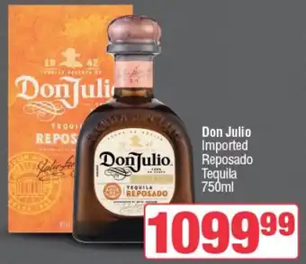 Spar Tops Don Julio Imported Reposado Tequila 750ml offer