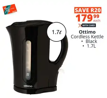 Checkers Ottimo Cordless Kettle offer