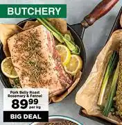 Food Lover's Market Pork Belly Roast Rosemary & Fennel-Per Kg offer
