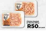 Food Lover's Market Chicken Goulash Or Stir Fry-500g Per Pack offer