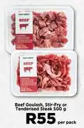 Food Lover's Market Beef Goulash, Stir Fry Or Tenderised Steak-500g Per Pack offer