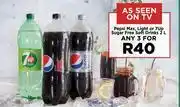 Food Lover's Market Pepsi Max, Light Or 7Up Sugar Free Soft Drinks-For Any 3 x 2Ltr offer