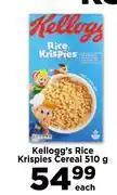Food Lover's Market Kellogg's Rice Krispies Cereal-510g Each offer