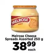 Food Lover's Market Melrose Cheese Spreads Assorted-250g Each offer