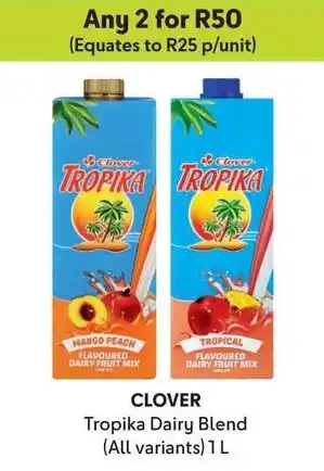 Makro CLOVER Tropika Dairy Blend offer