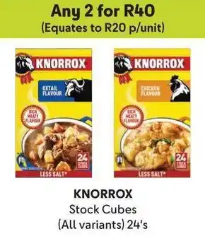 KNORROX Stock Cubes (All variants) 24's