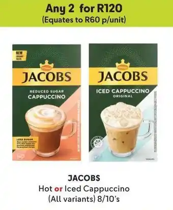 Makro JACOBS Hot or Iced Cappuccino (All variants) 8/10's offer