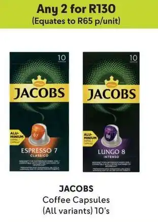 Makro JACOBS Coffee Capsules (All variants) 10's offer