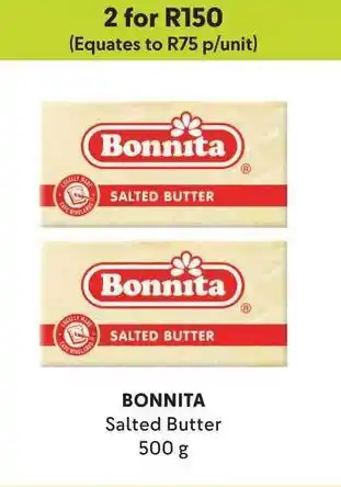 Makro BONNITA SALTED BUTTER 500g offer