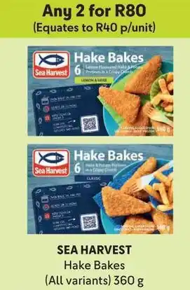 Makro SEA HARVEST Hake Bakes (All variants) 360 g offer