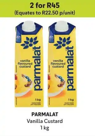 Makro PARMALAT Vanilla Custard 1 kg offer