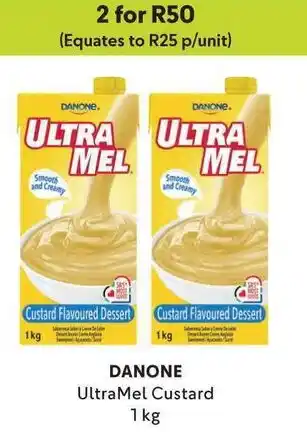 Makro DANONE UltraMel Custard 1 kg offer