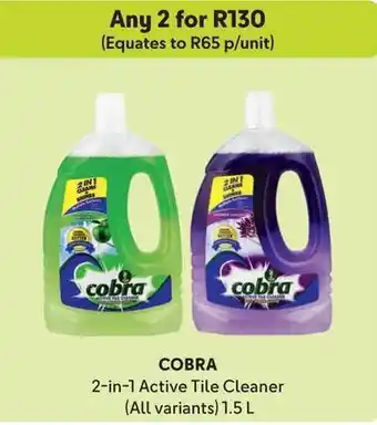 Makro COBRA 2-in-1 Active Tile Cleaner (All variants) 1.5 L offer