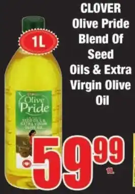 Clover Olive Pride Blend Of Seed Oils & Extra Virgin Olive Oil 1L