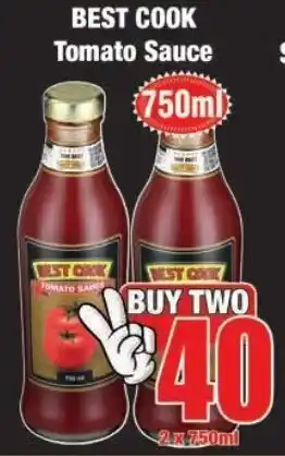 Boxer Build Best Cook Tomato Sauce 2x750ml offer