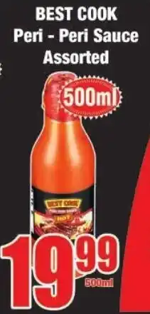 Boxer Build Best Cook Peri-Peri Sauce Assorted 500ml offer