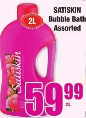 Satiskin Bubble Bath Assorted 2L
