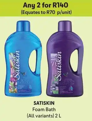 Makro SATISKIN Foam Bath offer